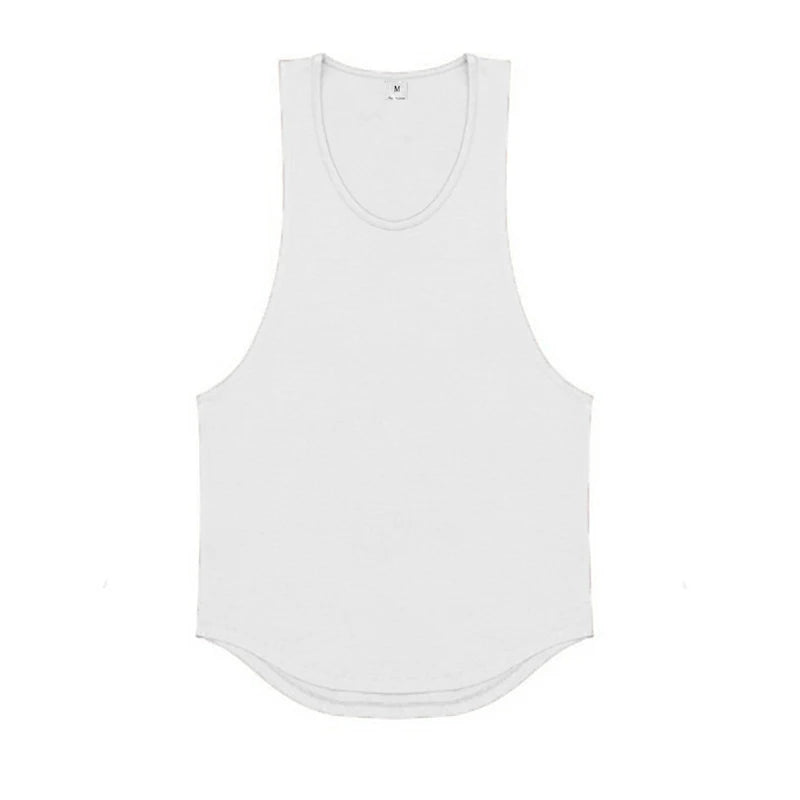 Men’s Cotton Muscle Tank Top – Lat Cut Sleeveless Gym & Training Vest