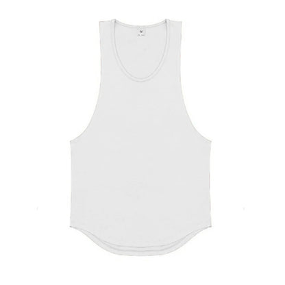 Men’s Cotton Muscle Tank Top – Lat Cut Sleeveless Gym & Training Vest