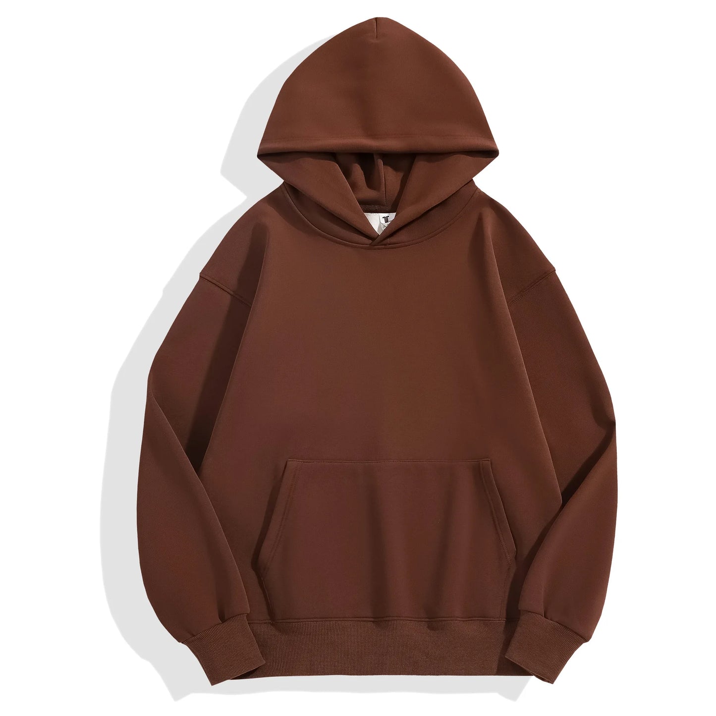 Oversized Heavyweight Hooded Sweatshirt – Minimalist Streetwear Pullover Hoodie with Premium Fleece Structure