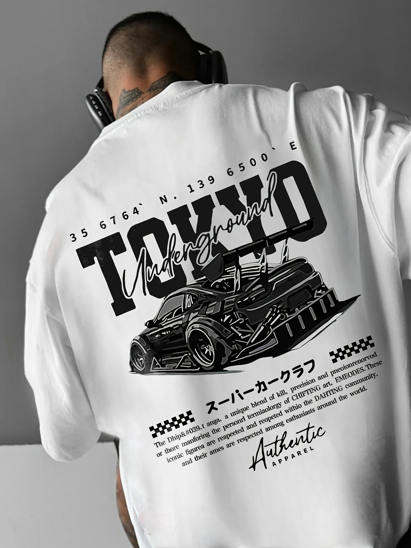 Racing Graphic T-Shirt – Vintage Motorsport Streetwear Tee