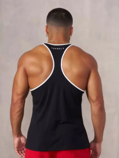 Retro Gym Training Vest – Old School Bodybuilding Sleeveless Tank Top