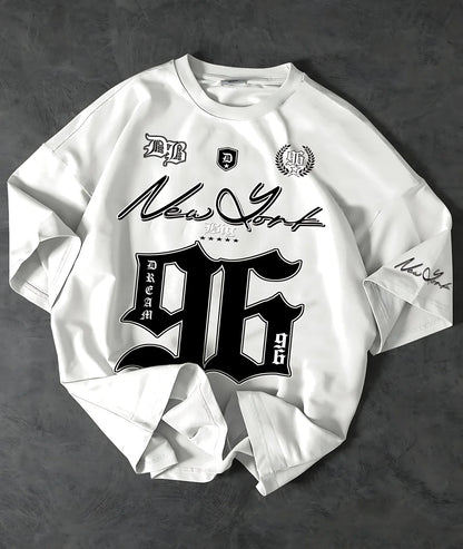 Men’s 96 New York Graphic Jersey – Streetwear Sports-Inspired Fashion Tee