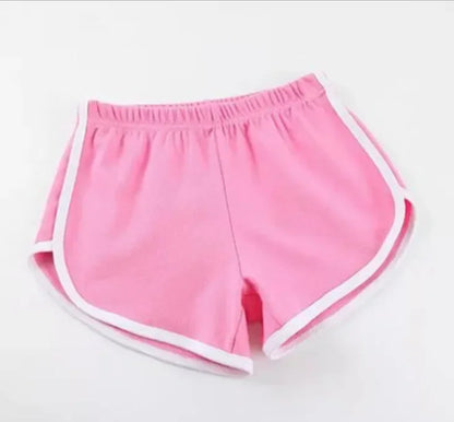 Women’s Retro Sport Hot Shorts – Slim Fit High Waist Gym & Yoga Shorts