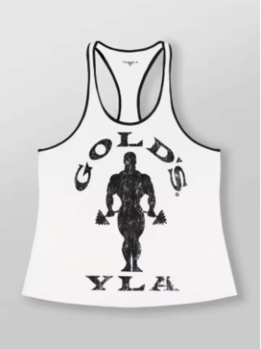 Retro Gym Training Vest – Old School Bodybuilding Sleeveless Tank Top