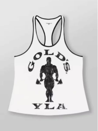 Retro Gym Training Vest – Old School Bodybuilding Sleeveless Tank Top