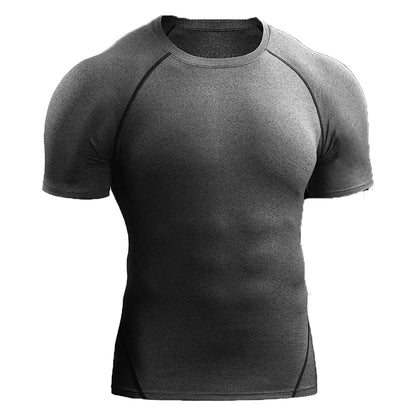 Men’s Compression Athletic T-Shirt – Quick Dry Slim Fit Gym & Running Tee