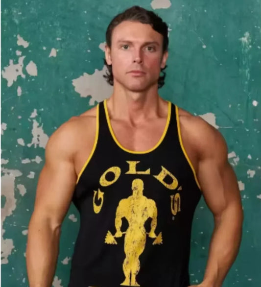 Retro Gym Training Vest – Old School Bodybuilding Sleeveless Tank Top