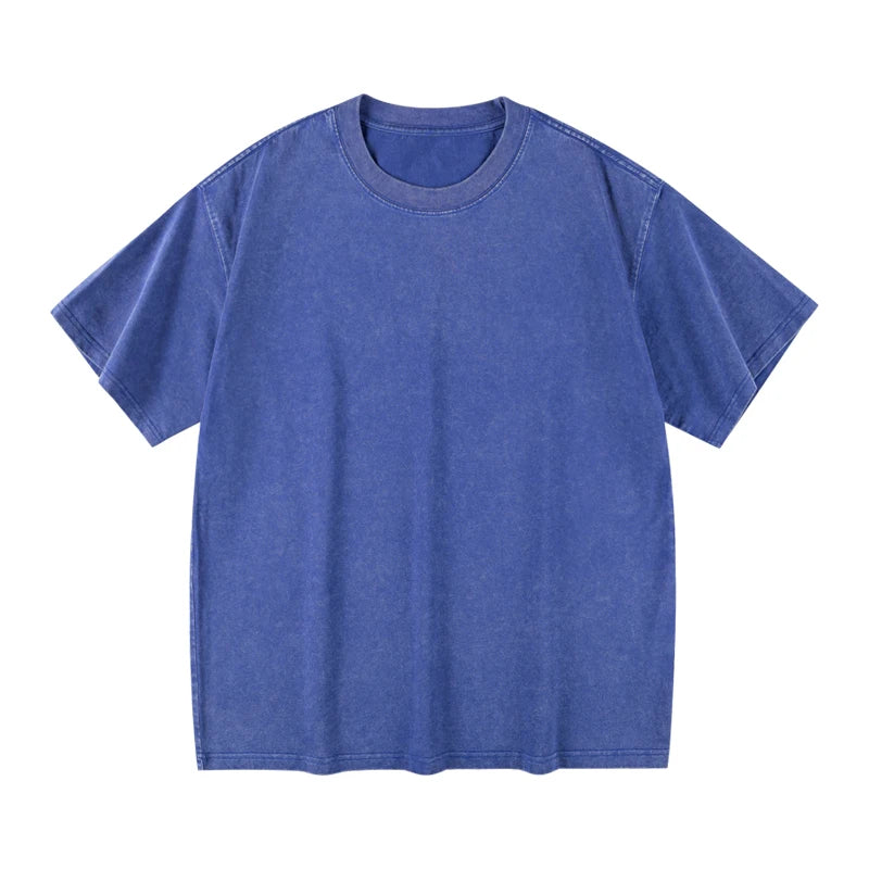 Vintage Washed Essential T-Shirt – Minimal Streetwear Loose Fit Tee