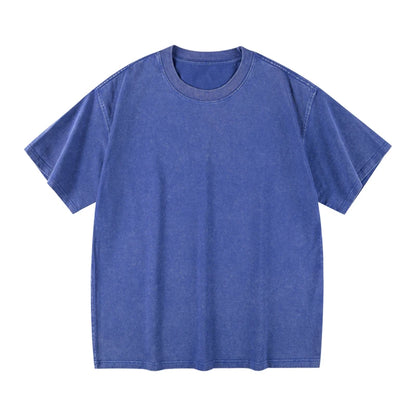 Vintage Washed Essential T-Shirt – Minimal Streetwear Loose Fit Tee