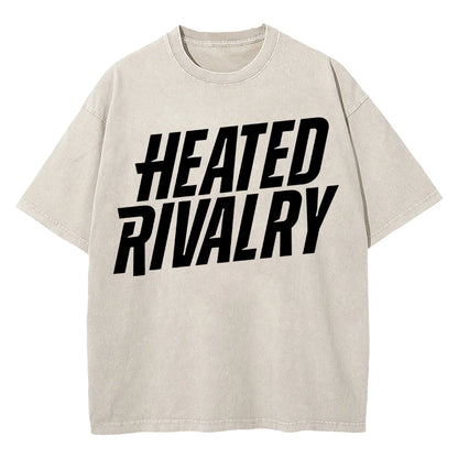 Vintage Hockey-Inspired Acid Wash Graphic T-Shirt – Retro Sports Streetwear Tee