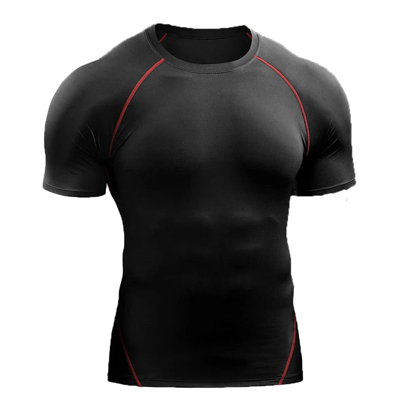 Men’s Compression Athletic T-Shirt – Quick Dry Slim Fit Gym & Running Tee