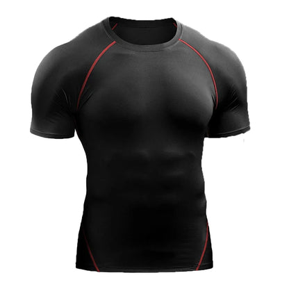 Men’s Compression Athletic T-Shirt – Quick Dry Slim Fit Gym & Running Tee