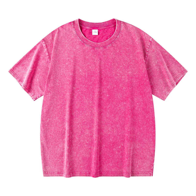 Vintage Washed Essential T-Shirt – Minimal Streetwear Loose Fit Tee