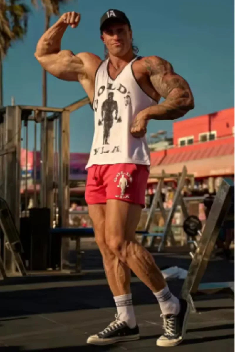Retro Gym Training Vest – Old School Bodybuilding Sleeveless Tank Top