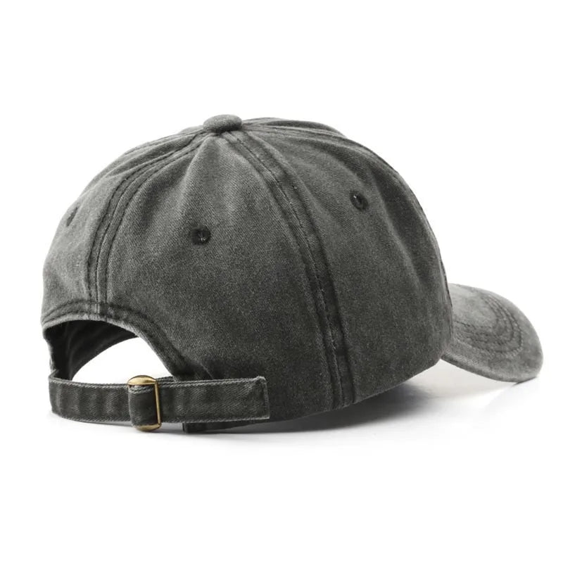Brooklyn Embroidered Baseball Cap – Vintage Streetwear Cotton Hat