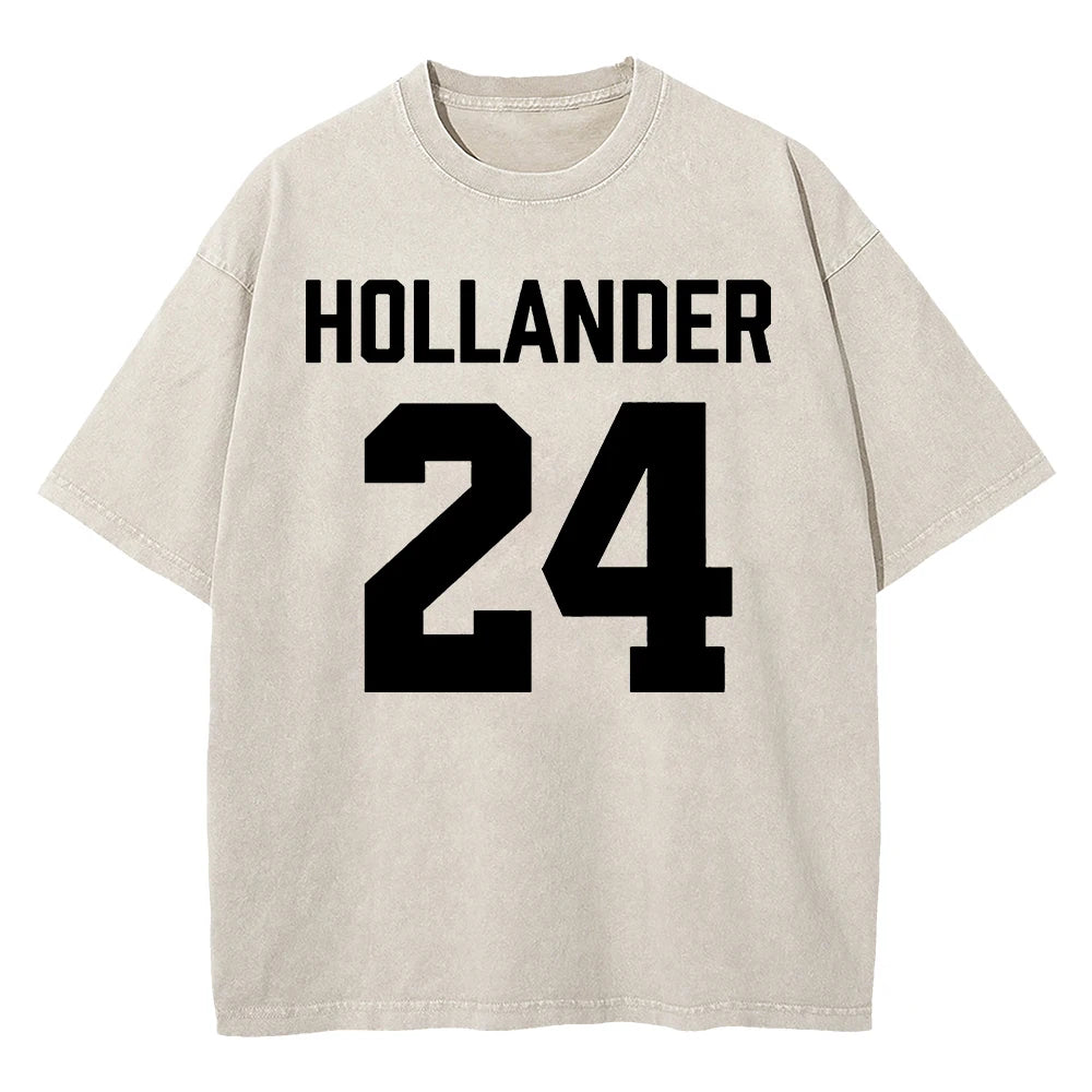 Vintage Hockey-Inspired Acid Wash Graphic T-Shirt – Retro Sports Streetwear Tee