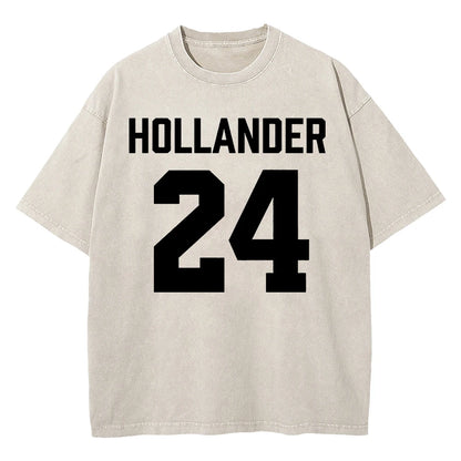 Vintage Hockey-Inspired Acid Wash Graphic T-Shirt – Retro Sports Streetwear Tee