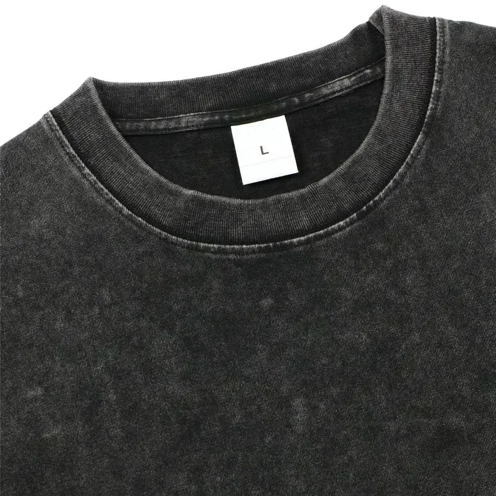 Vintage Biker Graphic T-Shirt – Washed Retro Streetwear Tee