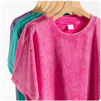 Vintage Washed Essential T-Shirt – Minimal Streetwear Loose Fit Tee
