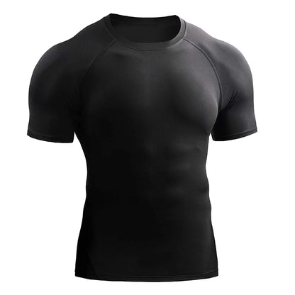 Men’s Compression Athletic T-Shirt – Quick Dry Slim Fit Gym & Running Tee
