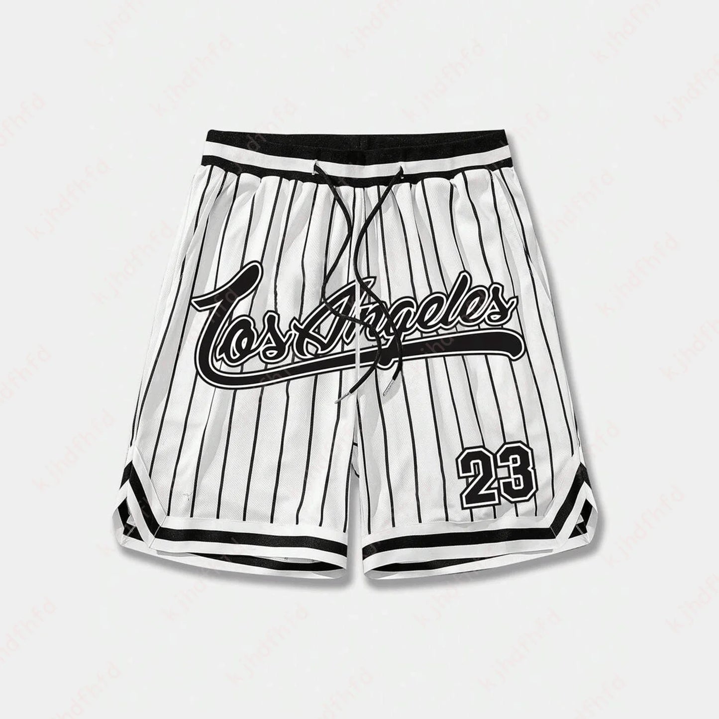 Los Angeles #23 Vintage Basketball Shorts – Oversized Streetwear Mesh Shorts