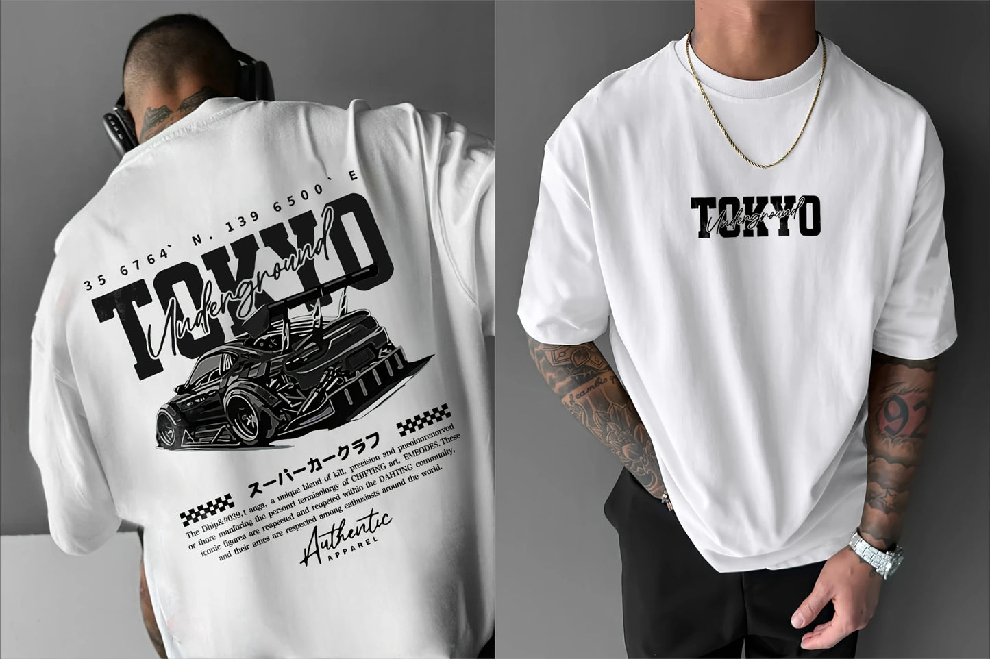 Racing Graphic T-Shirt – Vintage Motorsport Streetwear Tee