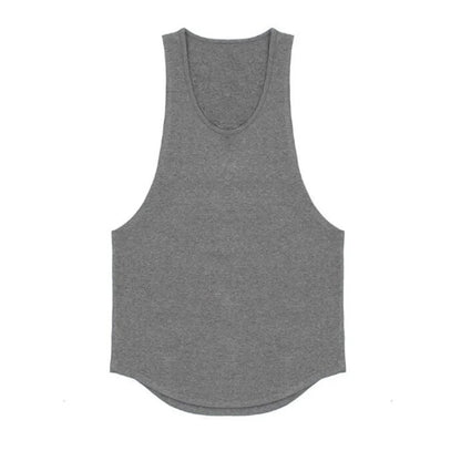 Men’s Cotton Muscle Tank Top – Lat Cut Sleeveless Gym & Training Vest