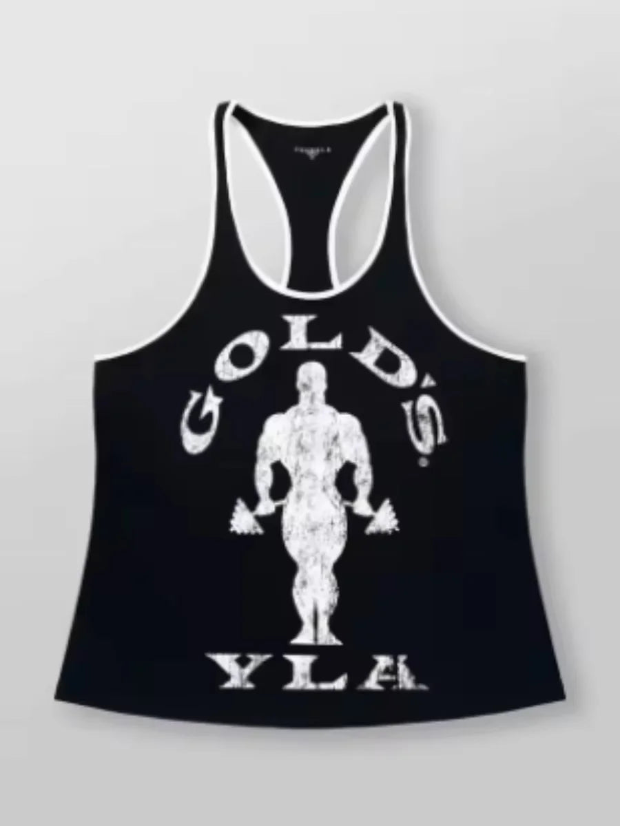 Retro Gym Training Vest – Old School Bodybuilding Sleeveless Tank Top