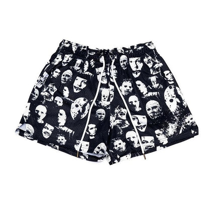 Mystic Graphic Casual Shorts – Dark Art Streetwear Quick-Dry Unisex Shorts