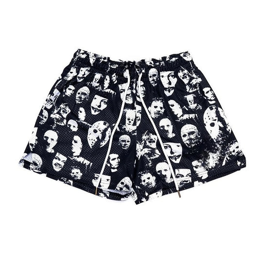 Mystic Graphic Casual Shorts – Dark Art Streetwear Quick-Dry Unisex Shorts