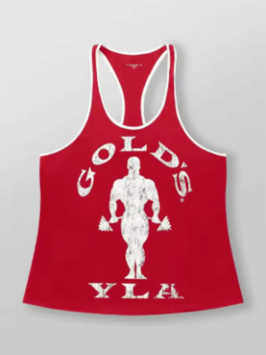 Retro Gym Training Vest – Old School Bodybuilding Sleeveless Tank Top