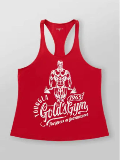 Retro Gym Training Vest – Old School Bodybuilding Sleeveless Tank Top
