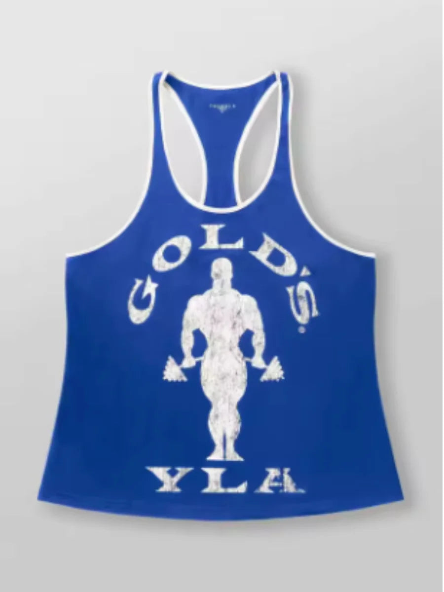 Retro Gym Training Vest – Old School Bodybuilding Sleeveless Tank Top