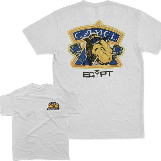 Vintage Camel Racing Graphic T-Shirt – Retro Motorsport Streetwear Tee