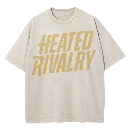 Vintage Hockey-Inspired Acid Wash Graphic T-Shirt – Retro Sports Streetwear Tee