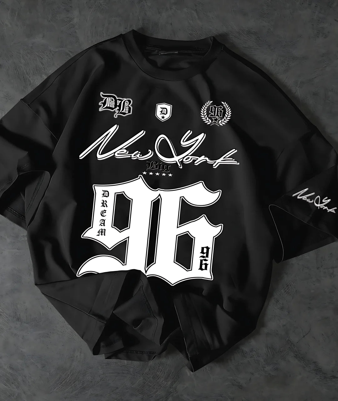 Men’s 96 New York Graphic Jersey – Streetwear Sports-Inspired Fashion Tee