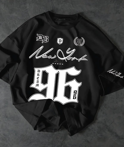 Men’s 96 New York Graphic Jersey – Streetwear Sports-Inspired Fashion Tee