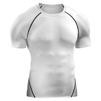 Men’s Compression Athletic T-Shirt – Quick Dry Slim Fit Gym & Running Tee