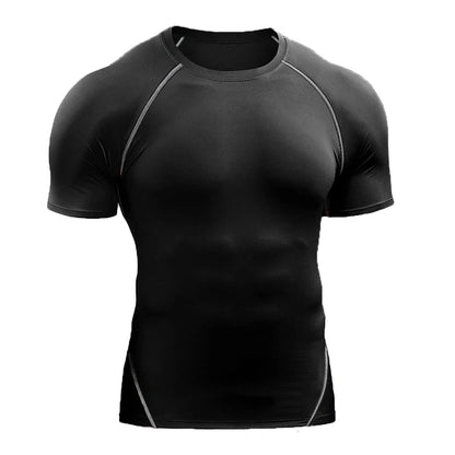 Men’s Compression Athletic T-Shirt – Quick Dry Slim Fit Gym & Running Tee
